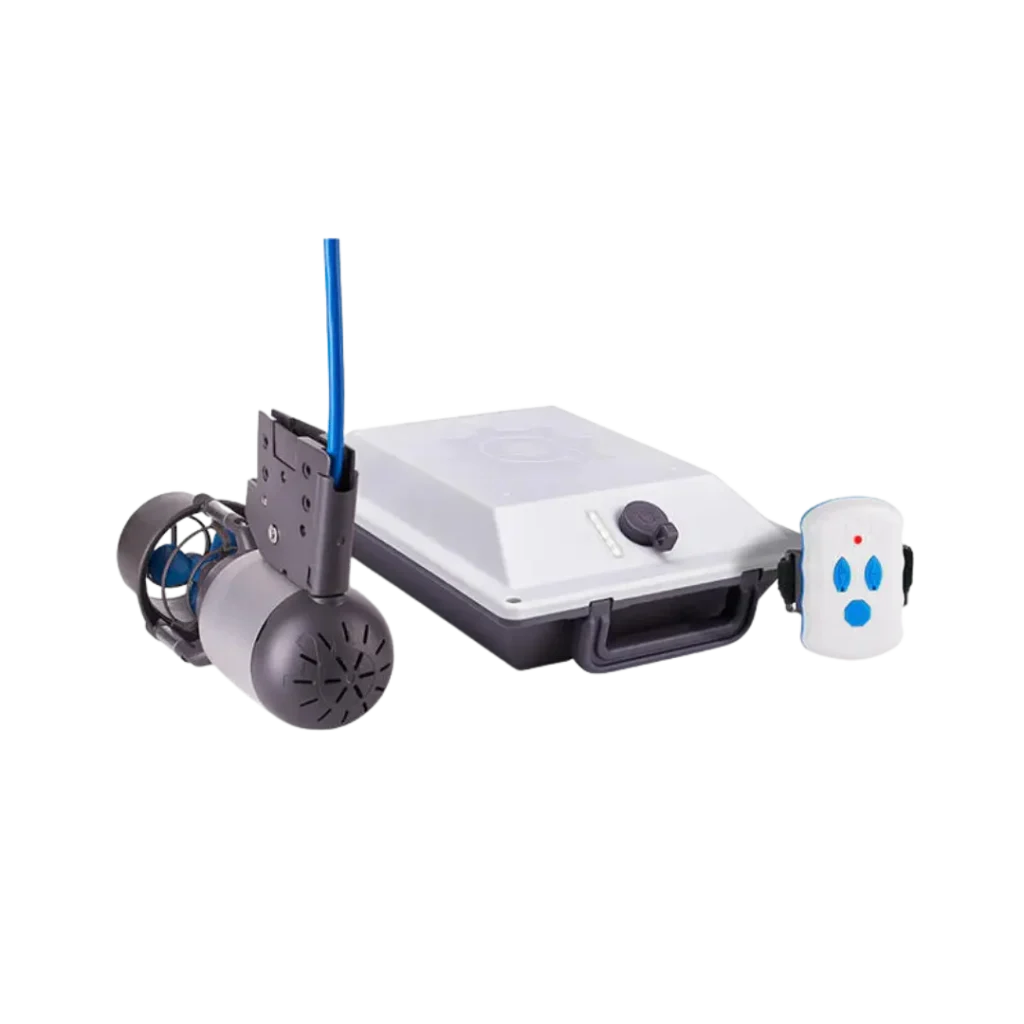 Bixpy K-1 outboard motor kit with battery pack and wireless remote