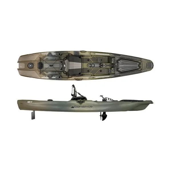 Bonafide P127 Pedal Kayak Review: Specs, Pros, Cons 4 Bonafide P127 Pedal Fishing Kayak KayakDIY Review 2