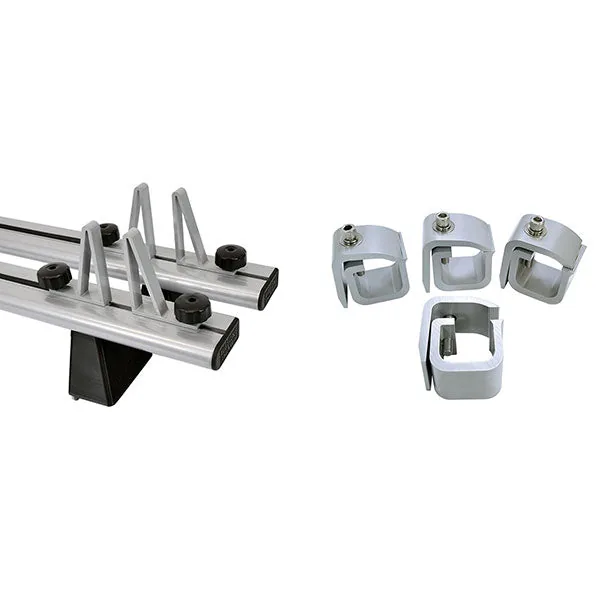 Malone CrossBed 72" Bunk Kit / Axis 60" Load Roller for 2 Kayaks 3 Malone CrossBed 72" Bunk Kit / Axis 60" Load Roller for 2 Kayaks
