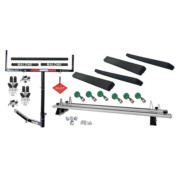 Malone CrossBed 72" Bunk Kit / Axis 60" Load Roller for 2 Kayaks 1 Malone CrossBed 72" Bunk Kit / Axis 60" Load Roller for 2 Kayaks