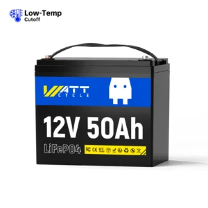 WattCycle 12V 50Ah LiFePO4 Battery KayakDIY