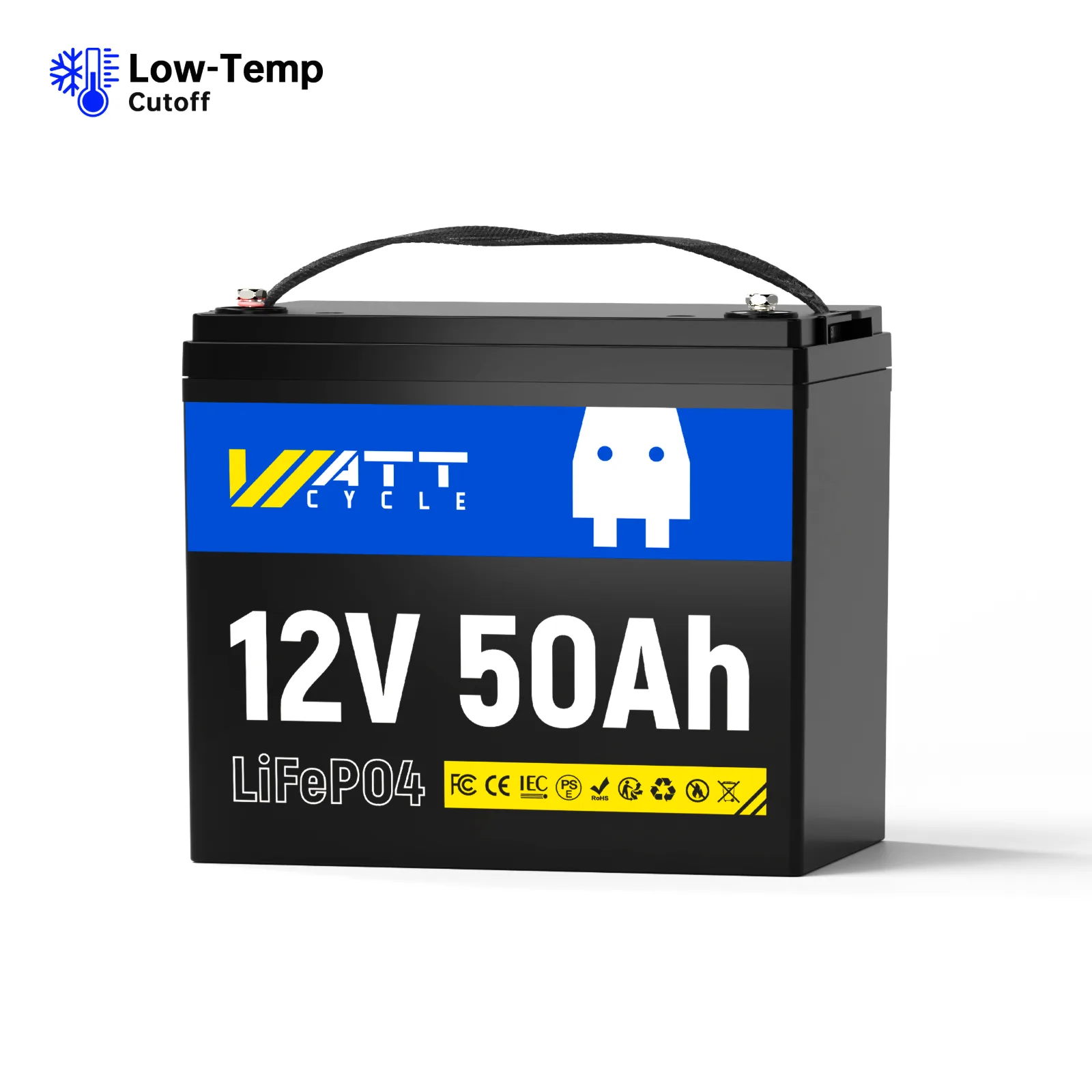WattCycle 12V 50Ah LiFePO4 Battery 1 WattCycle 12V 50Ah LiFePO4 Battery KayakDIY