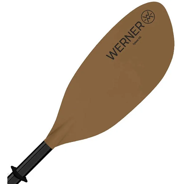 Werner Tybee FG 2 Piece Straight Fishing Kayak Paddle 1 Werner Tybee FG 2 Piece Straight Fishing Kayak Paddle