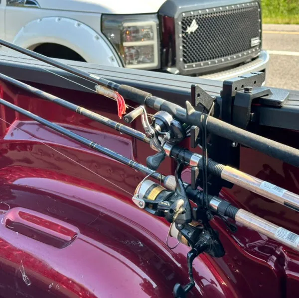 YakGadget Flexrod Truck Rod Transport System - Clamp Version 2 YakGadget Flexrod Truck Rod Transport System - Clamp Version