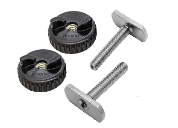 YakGadget Track Hardware: 2 Knobs & 2 T-Nuts 1 YakGadget Track Hardware: 2 Knobs & 2 T-Nuts