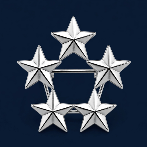 Plastic Navy Fleet Admiral insignia