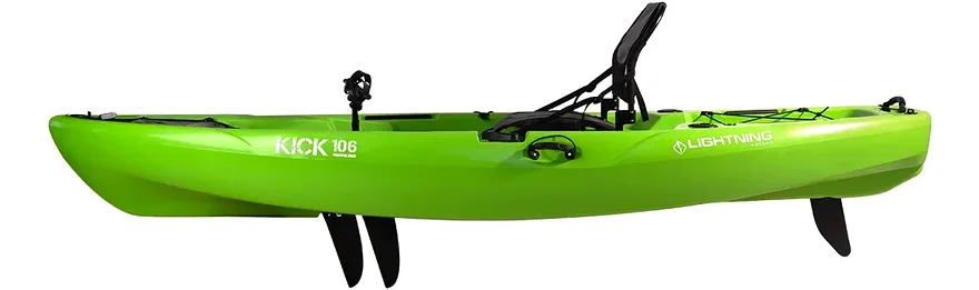 Best Pedal Kayaks 2026: My Top Picks After Testing Them All 6 Lightning Kayaks Kick 106 pedal drive fishing kayak